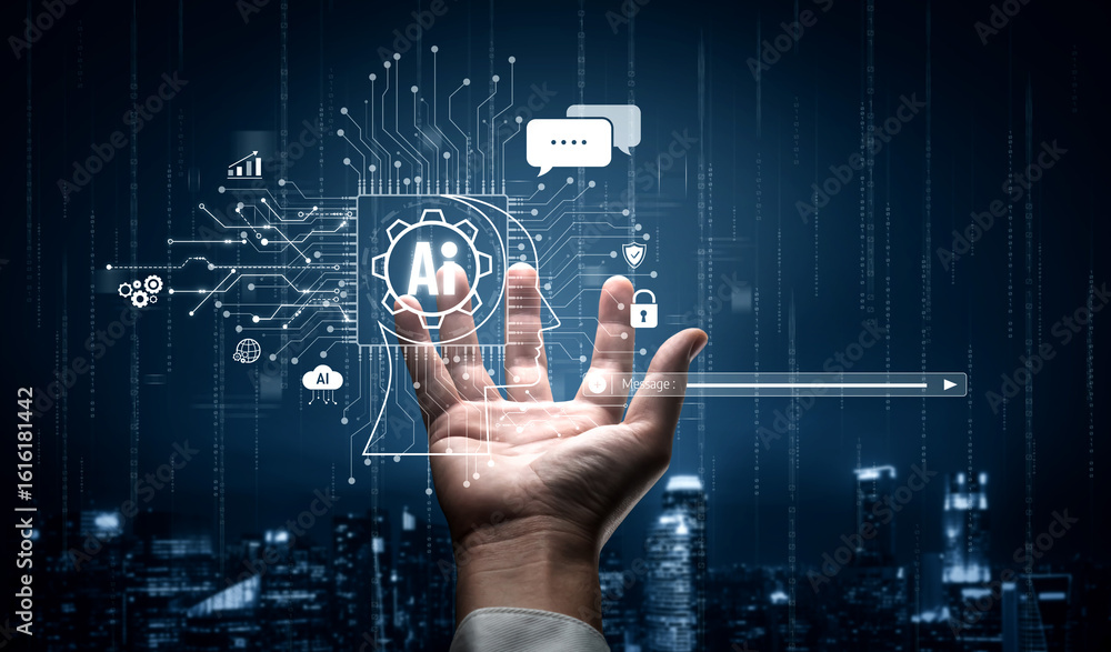 Poster ai chatbot using prompt engineering and llm deep learning delivers explainable generative ai for sma