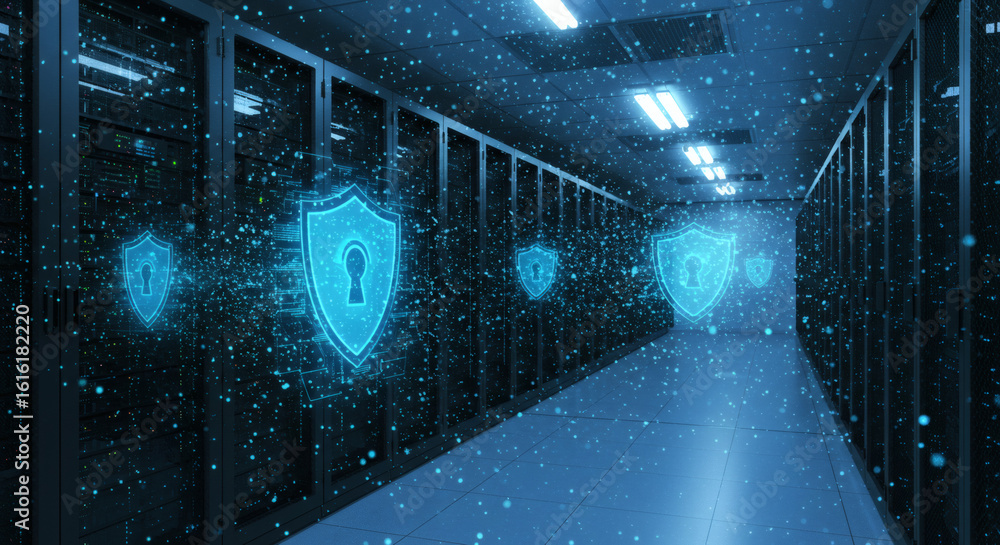 Aufkleber securing data digital security and data protection in the modern data center environment