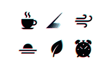 isolated backgond morning coffee aroma morning shadow morning breeze gust morning sky palette morning freshness scent morning ritual timer