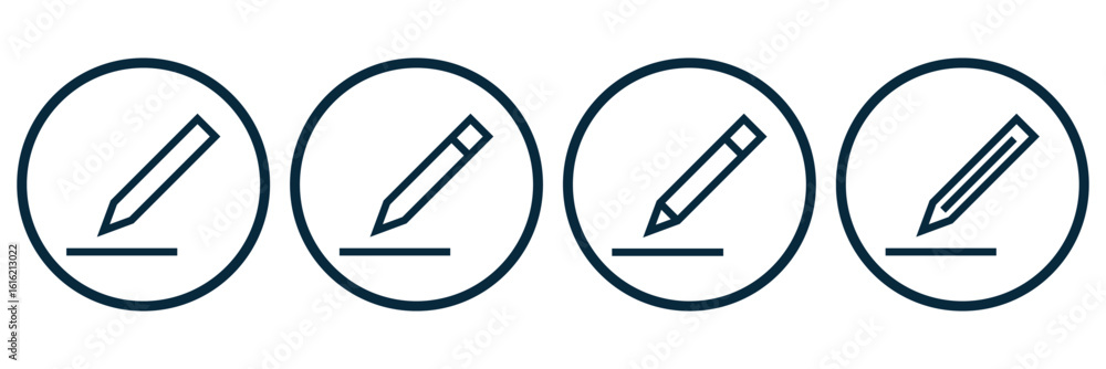 Poster edit icon vector isolated on white background. pencil icon. sign up icon vector. edit text. edit ico