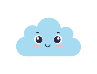 cloud computing icon on white background