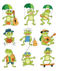 set of frogs