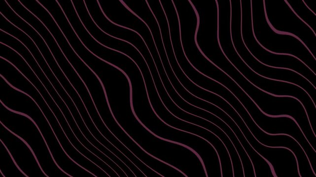 Dark background with wave, flowing lines in a subtle pink color.