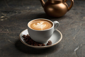 image of a cup of black coffee