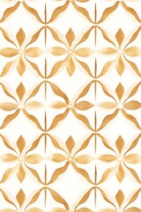 Subtle Golden Floral Watercolor Pattern: Elegant, Seamless Texture Design