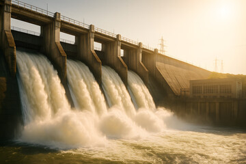 Explore hydroelectric power plant dam water energy renewable resource