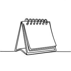 vector book with a bookmark