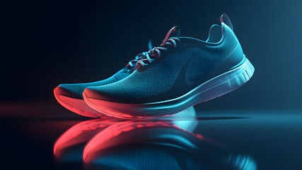 Ultra HD Running shoes poster design running shoe background photo athletic footwear background jogging shoe poster design athletic footwear banner design