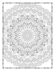 ornamental round lace pattern