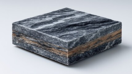 Cross-Section of Stone: A Study in Texture and Composition