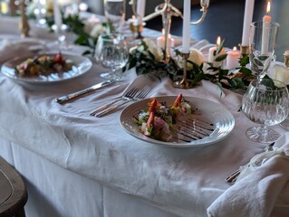wedding table set