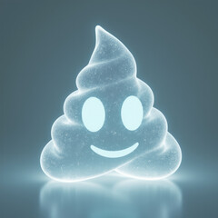 Smiling Poop Emoji — 3D Emoji-Style Icon of a Happy Swirled Poop with a Cute Smile