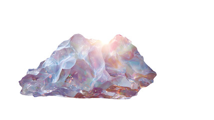 Fototapeta premium amethyst isolated on white background