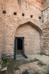 Obraz premium Entrance to the harem quarters in the Topkapi Palace, Istanbul. Secluded areas where only the sultan can have access. 