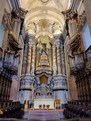 Fototapeta premium Inside Clerigos tower church, Porto