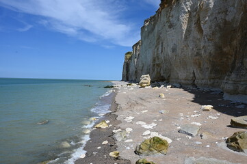 Kreideküste bei Saint-Pierre-en-Port, Normandie
