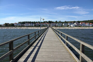 Fototapeta premium Seebrücke bei Bansin auf Usedom