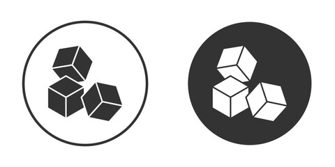 Sugar icon vector illustration solid. vector logo template in trendy flat style