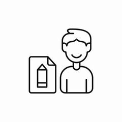 graphic designer icon sign vector