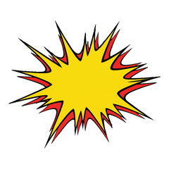 Dynamic Explosion Graphic A Burst of Energy and Impactful Design Featuring Sharp Lines and Vibrant Colors Creates a Visually Stunning Effect