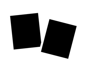 Black Picture Frames with Color Tape Mockup