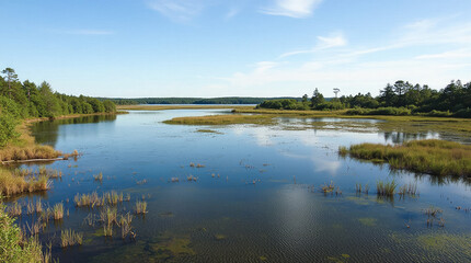 Coastal Marshes, Estuaries, and Peaceful Trails at Great Bay National Estuarine Reserve, New Hampshire