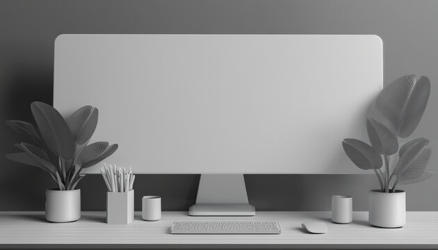 c users kanch onedrive desktop n white banner on a gray background 3d rendering