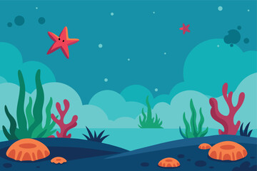 coral reef and fishes