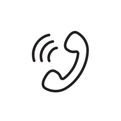 シンプルな電話のアイコン