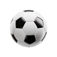 Obraz premium Soccer ball on transparent background, cut out
