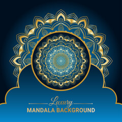 Mandala with floral ornament pattern design.