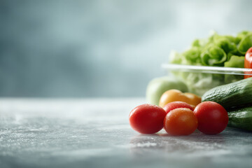 fresh vegetables on the table