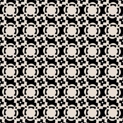 black and white seamless abstract pattern tribal geometric figures traditional motives ethnic background with ornamental decorative elements