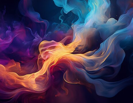 abstract smoke background