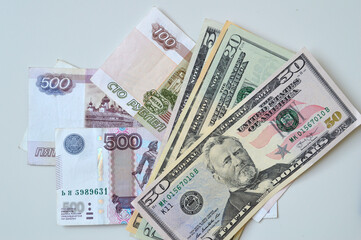 Global Currencies: Russian Rubles & US Dollars