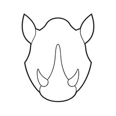 Elegant Horse Heads Touching in Gentle Affection Simple Line Drawing Artistry Vector
