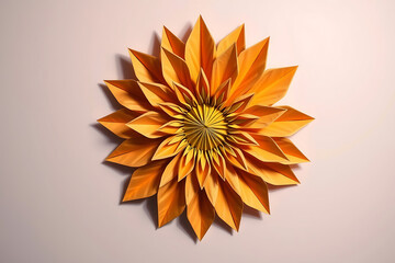 Origami Sunflower Art