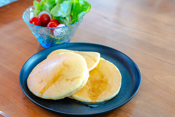 Pancake breakfast / パンケーキの朝食

