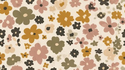 Delicate floral pattern