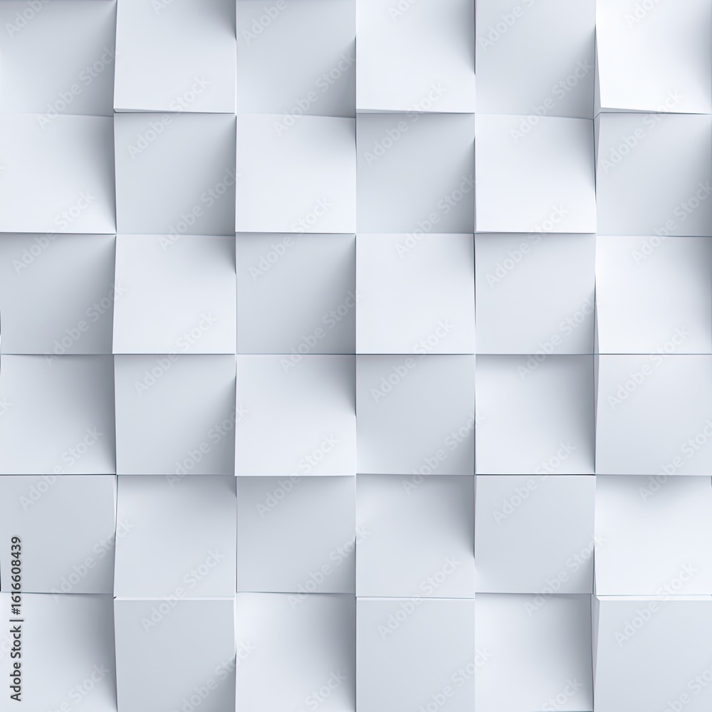 Poster abstract white square pattern wall texture background for design