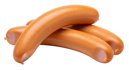 Isolated Frankfurter Sausage