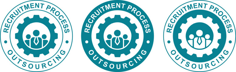 RPO Certified Stamp – Recruitment Outsourcing Logo and Label for Staffing Agencies