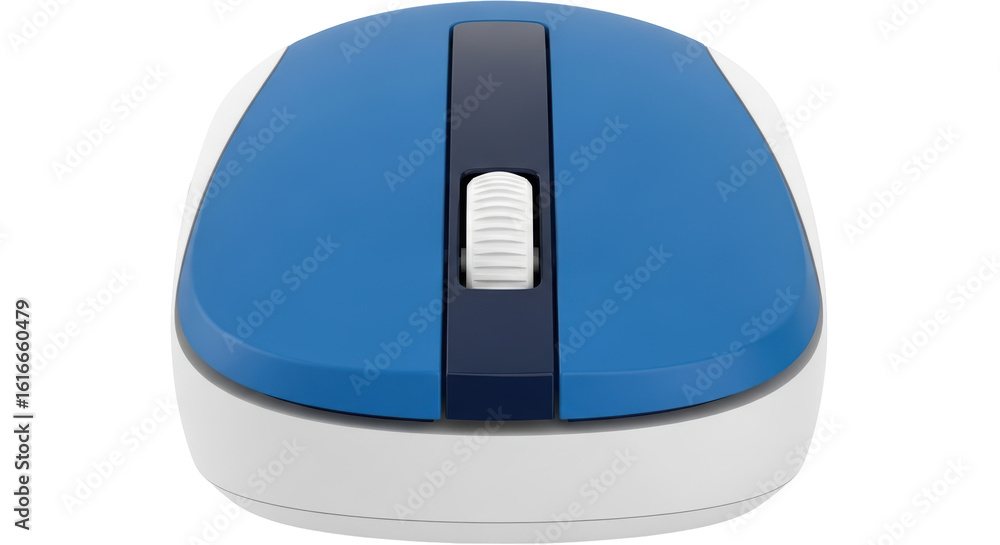 Poster isolated computer mouse