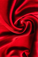 Luxurious Red Velvet Fabric Texture