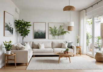 Naklejka premium modern living room