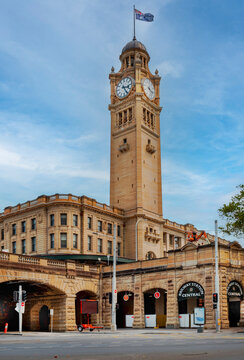Central Station Building or Railway Station Terminus was completed in 1906, projected by architect Walter Liberty Vernon. Sydney, Australia, Dec 2019