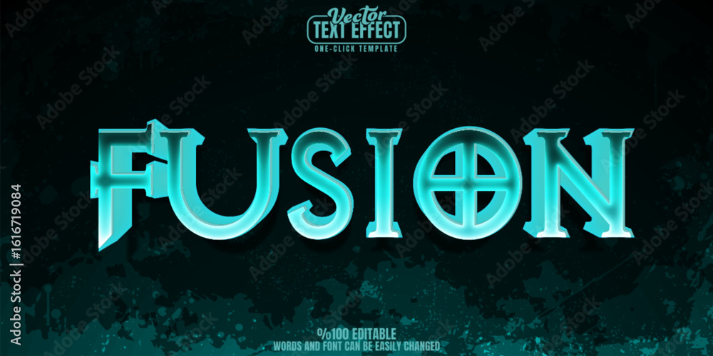 Poster horror editable text effect, customizable fusion and dead 3d font style