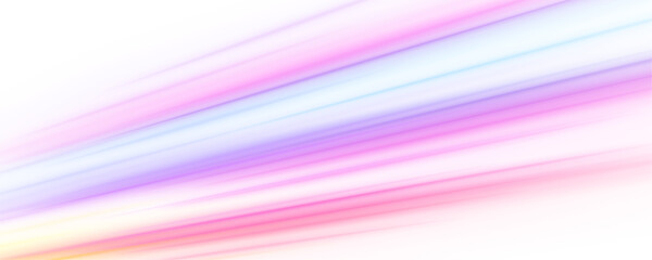 Abstract blue and purple neon light rays and lines transparent background. Colored shiny sparks of spiral wave. Curved bright speed line swirls.	