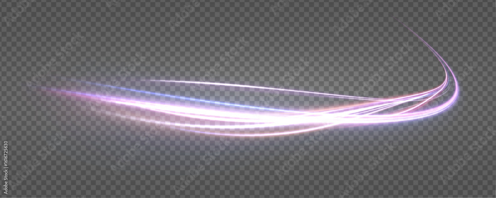 Poster speed connection vector background. dynamic and vibrant abstract art with smooth lines in pink, purp