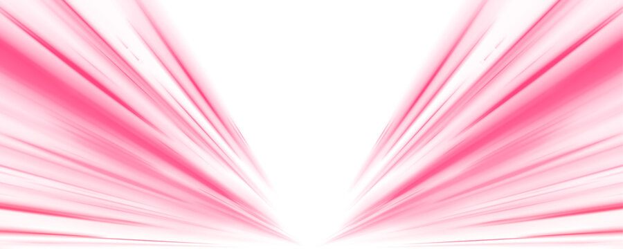 Neon stripes in the shape of a drill, turns and swirls. High speed concept illustration. Abstract background in blue and purple neon colors on a white background PNG.